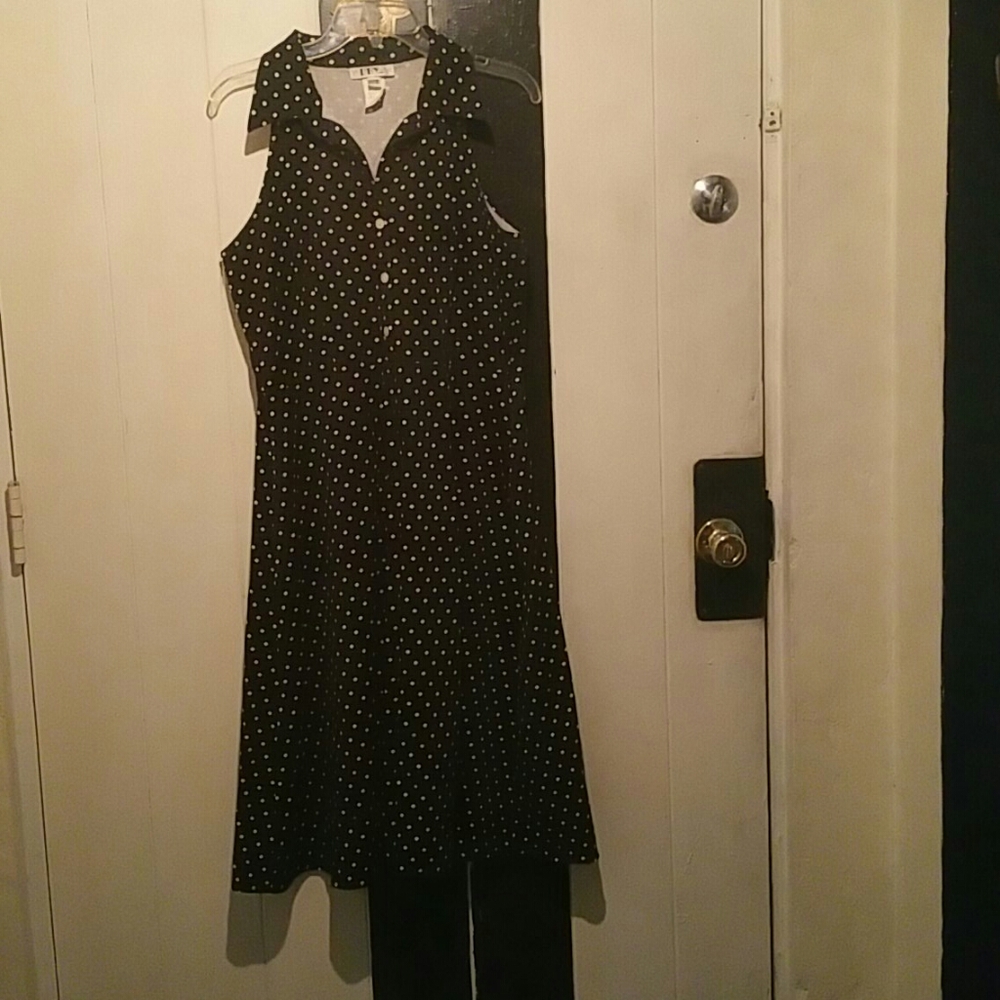 Polka dot retro dress